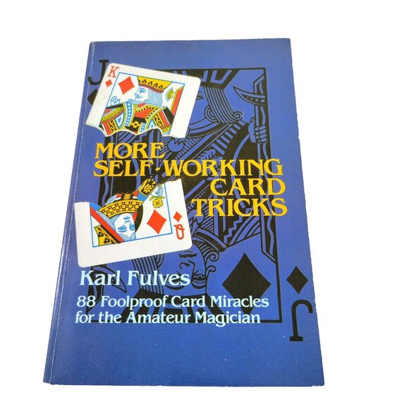 Card Tricks Book More Self-Working By Karl Fulves 1984 Vintage - Picture 1 of 5